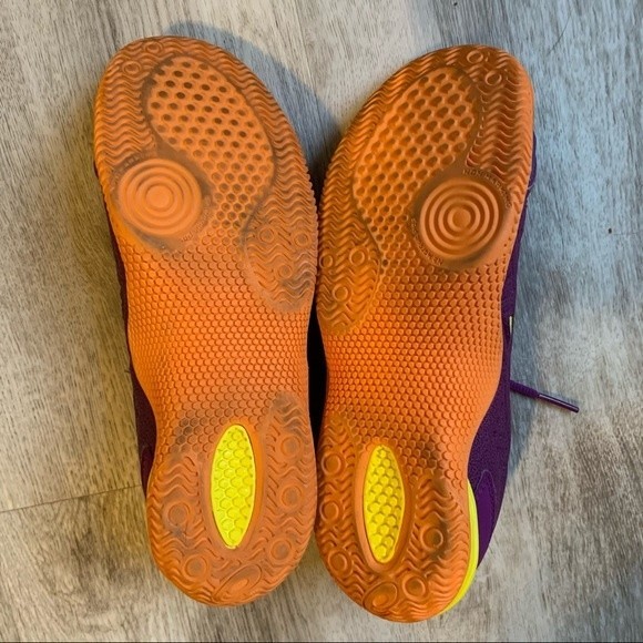 ASICS Gel Fortius TR Grape White Neon Orange Shoes - Picture 4 of 5